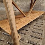 Old work table kitchen island bar table oak