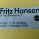 Model 3117 office swivel chair in yellow by Arne Jacobsen for Fritz Hansen, 1995