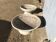 Paire de soucoupes pots de jardin