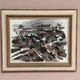 Original Swedish Oil on Canvas – "Abstract" by B. Person – Signed – Vintage and Framed – 53 x 44 cm (20.8" x 17.3")