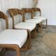 Set of 4 Baumann sled chairs