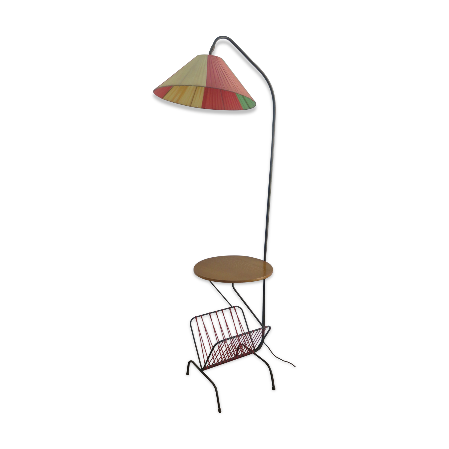 Streetlight pedestal table is typical magazine of the year 1950