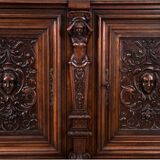 Figural Renaissance cabinet, France, around 1870.