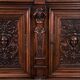 Figural Renaissance cabinet, France, around 1870.
