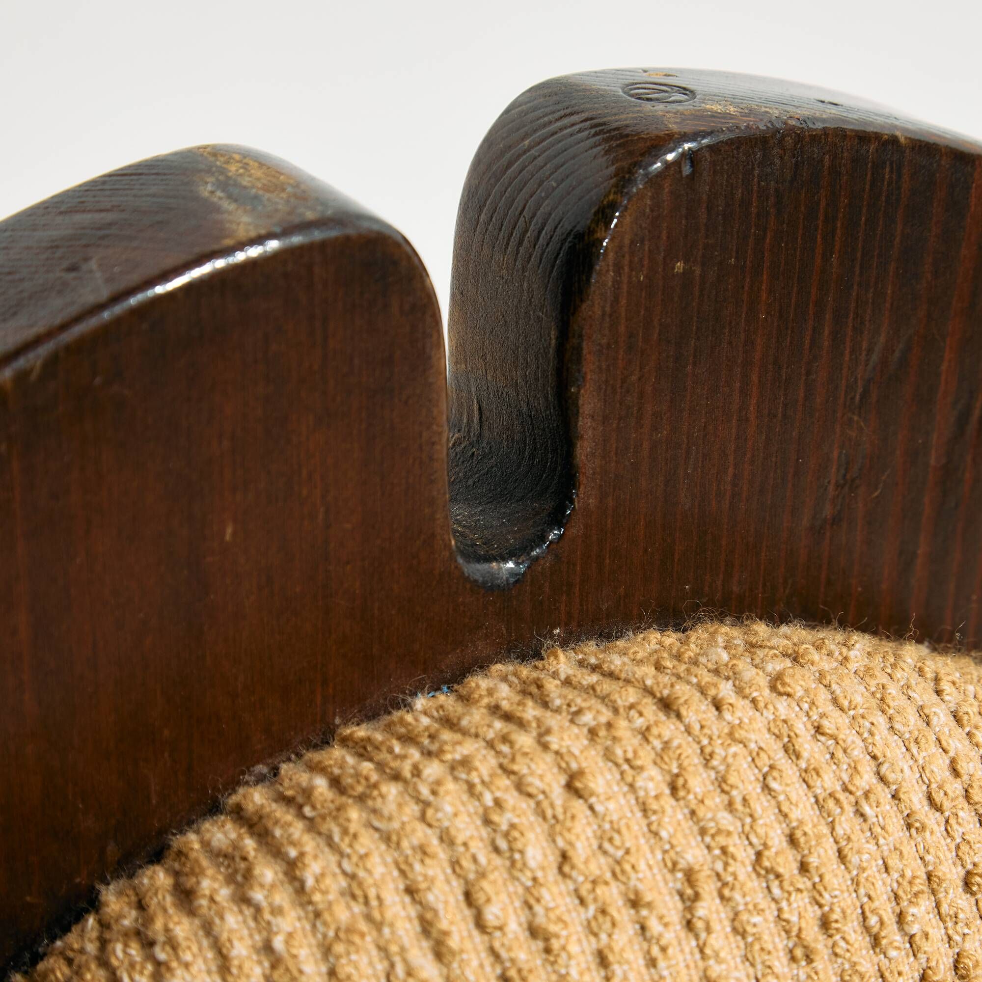 Hungarian pine chair by Mária Szedleczky, Set of 6