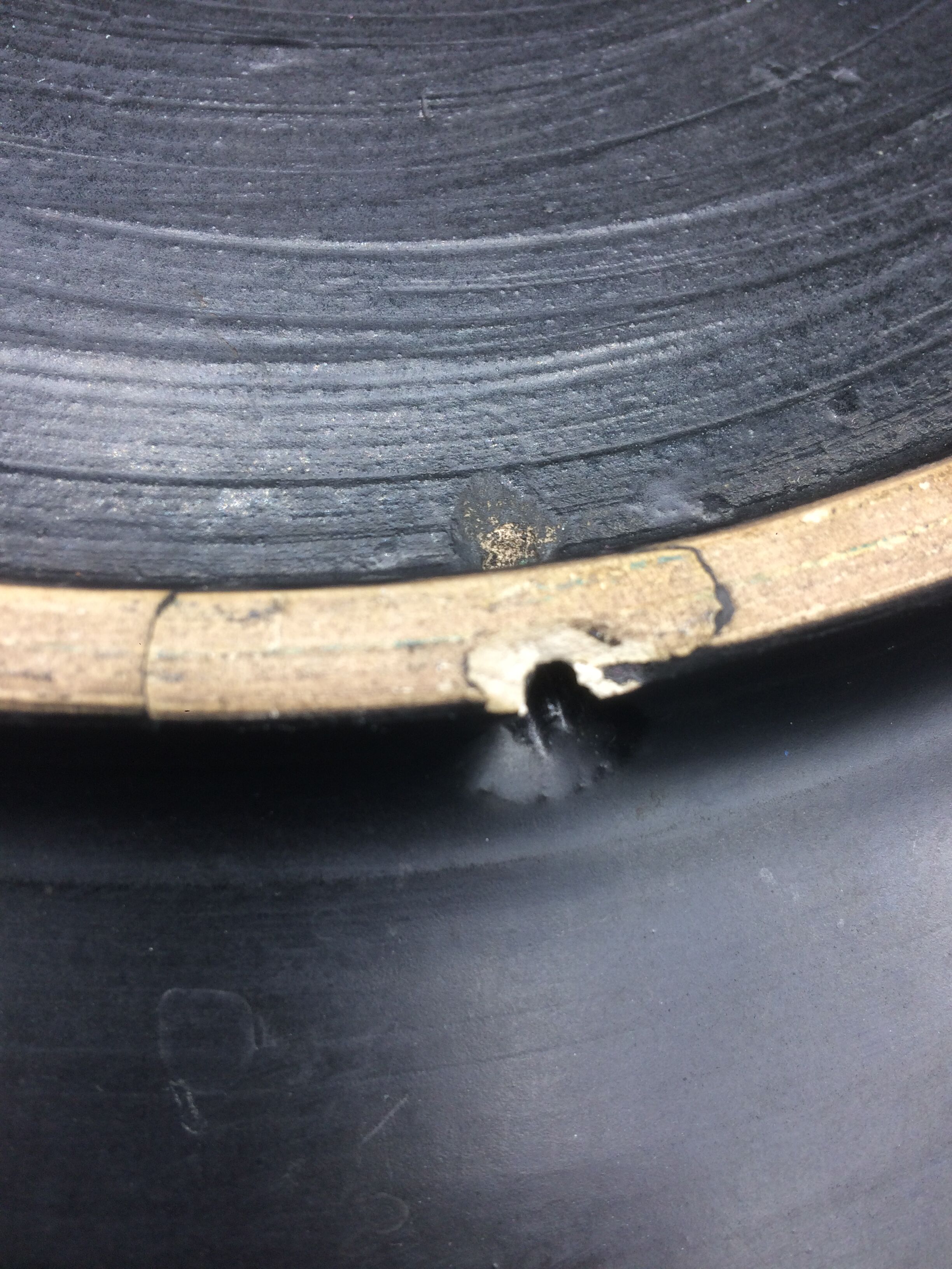 Abstract decorative dish in bright colors