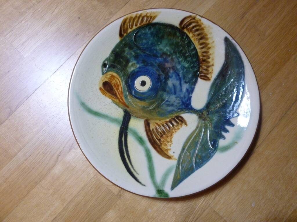 Large wall plate from the 50s Puigdemont
