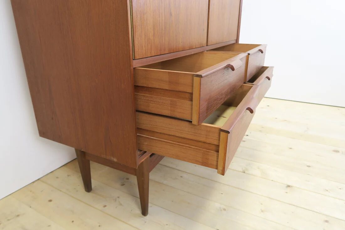 Grand buffet haut en teck, Danemark 1960