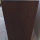 Antique chest of drawers from the 50s with 5 curved drawers, vintage old-style assembly and brass knobs