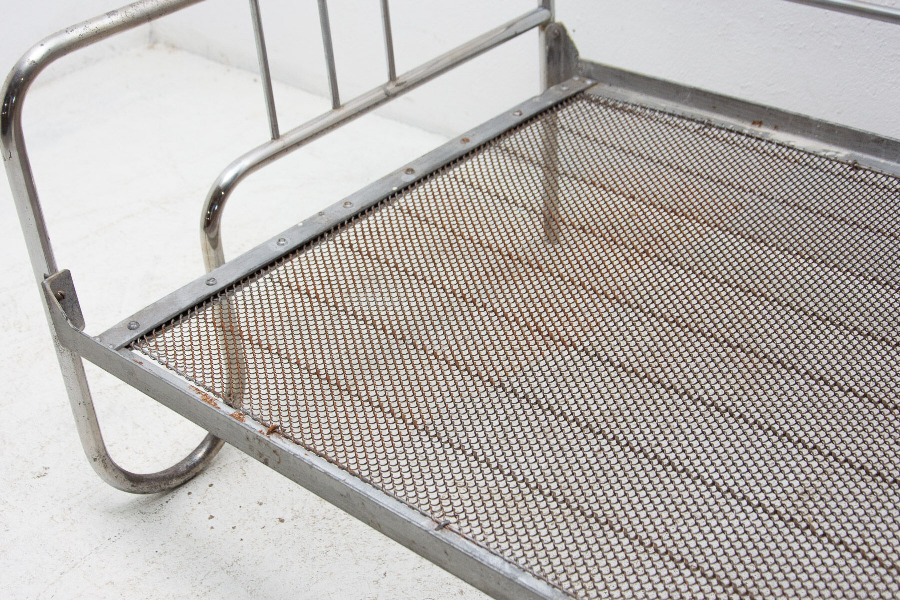 Chromed Bauhaus sofa, 1930´s, Bohemia