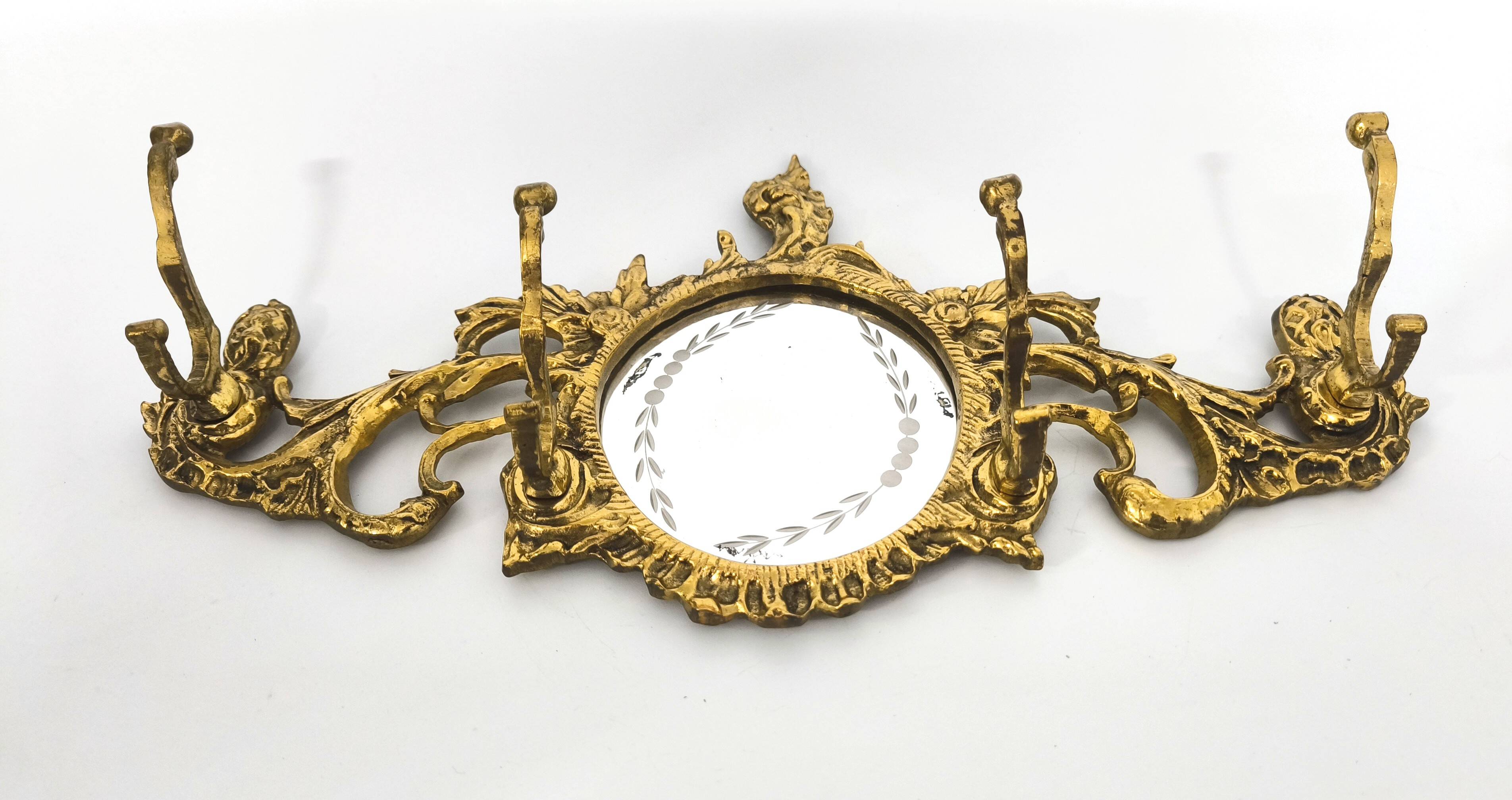 Bronze pole with mirror Imperio style years 40