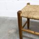 Rustic artisanal brutalist bench 1960 93cm