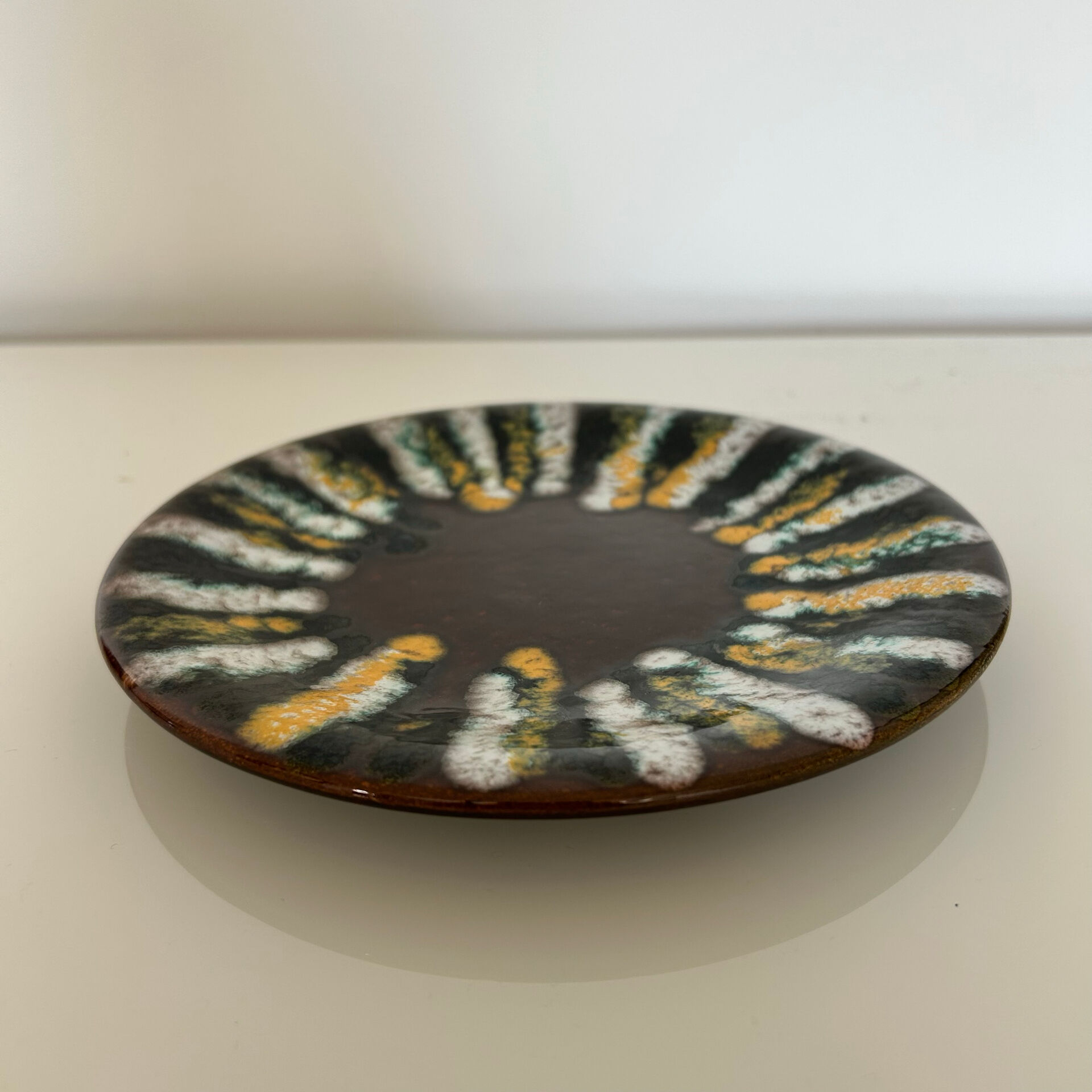 Small flaming decorative dish