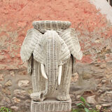 Vintage rattan elephant couch tip