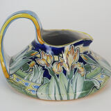 Chocolatière en faience  Art Nouveau