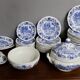 Derby Sarregemines 52-Piece Dinnerware Set, Deep Blue