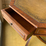 Octagonal pedestal table