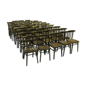 set de 43 chaises bistrot