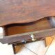 Magazine holder in varnished wood / vintage 60s
