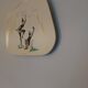 Plat en céramique vintage 60'S