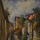 Italian landscape oil painting in Impressionist style