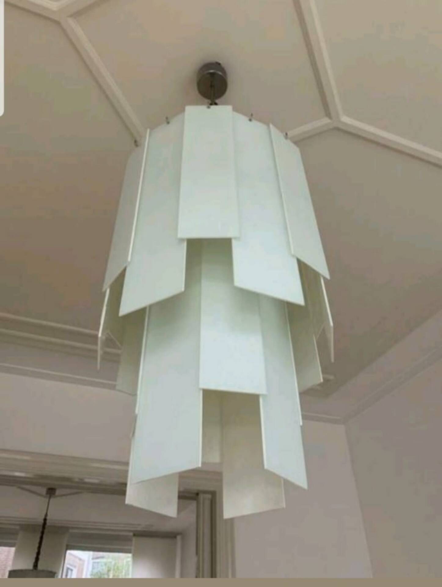 XXL Dutch design glass chandelier apr. 130 cm Chime Queens Gallery