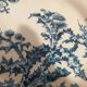 Flat plate in Gien porcelain model Chardons