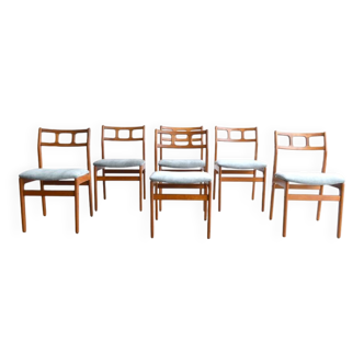 Série de six chaises danoises