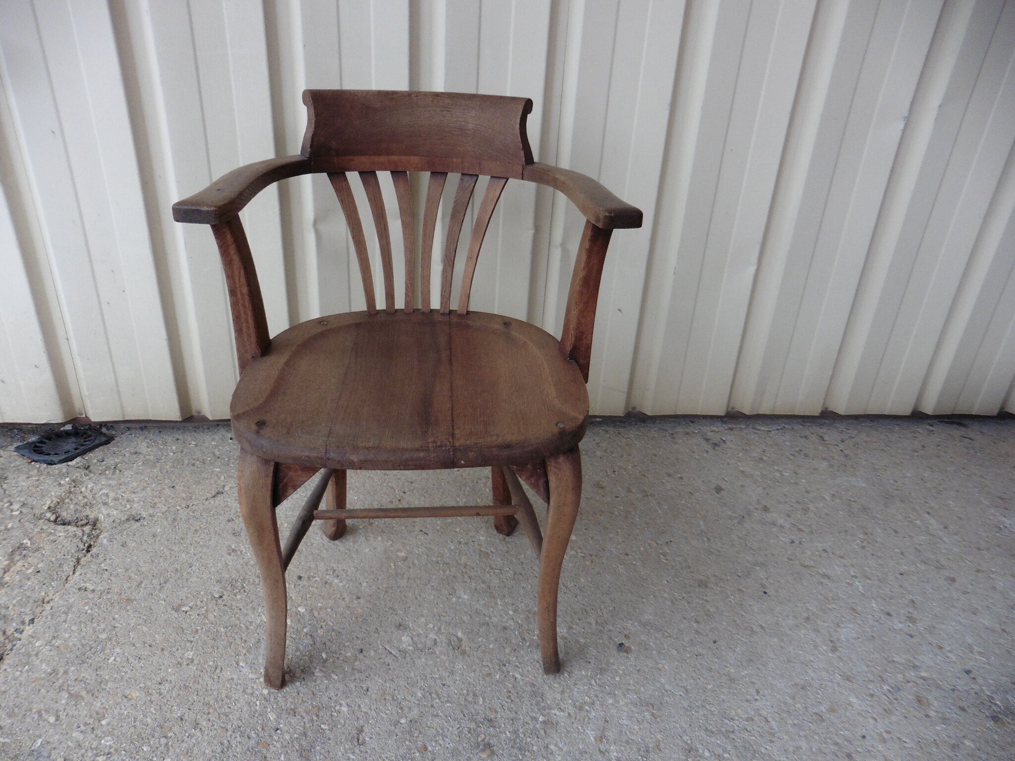 American office chair in oak