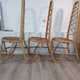 Trio of chairs by Dirk Van Sliedregt 1960s