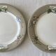 8 grandes assiettes plates en faïence de gien