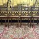 4 Louis XIII style caned chairs