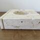“Fratelli Mannelli” ashtray in travertine, design by Enzo Mari, Italy, 1970