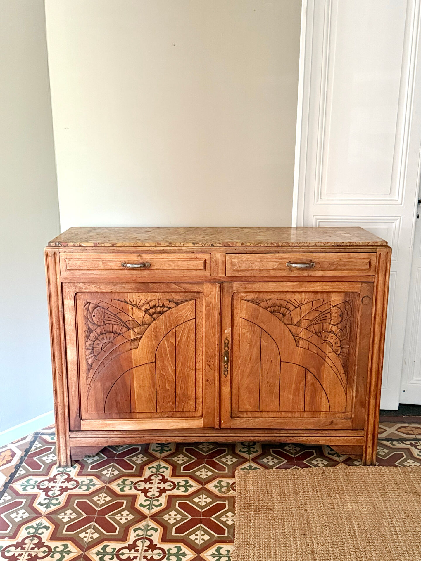 Art Deco oak sideboard