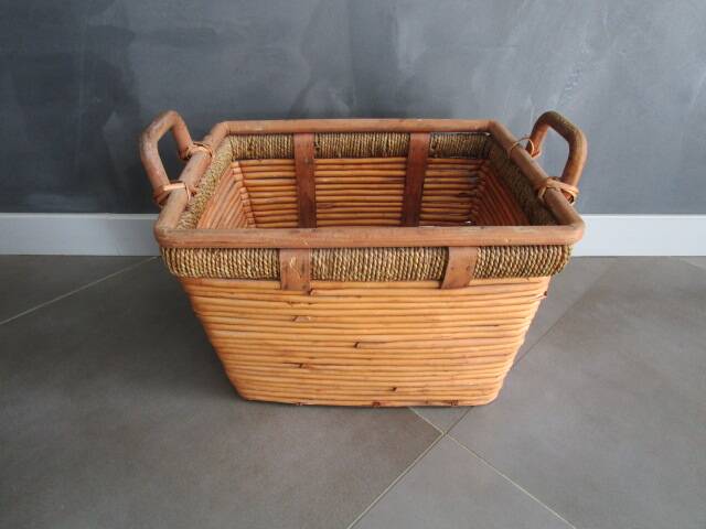 Old wicker basket