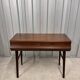 Swedish Console Table with Two Drawers in Dark Teak by G&T, 1960s