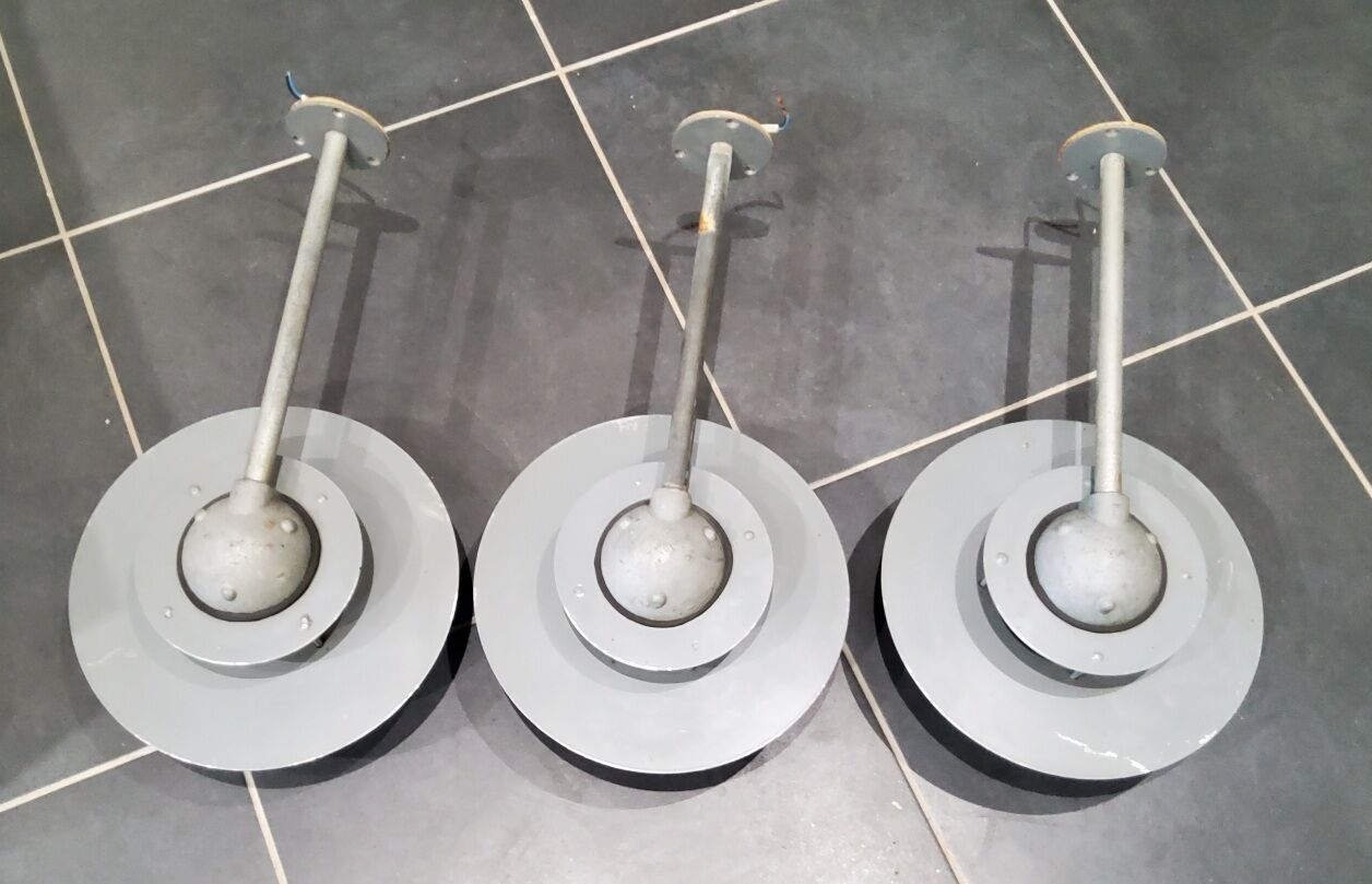 Metal and glass wall lamp by Jens Møller-Jensen for Louis Poulsen