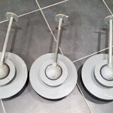 Metal and glass wall lamp by Jens Møller-Jensen for Louis Poulsen