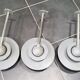 Metal and glass wall light by Jens Møller-Jensen for Louis Poulsen