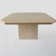 Table basse en travertin du milieu du siècle