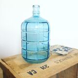 Blue glass canister