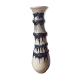 Large vintage vase in glazed ceramic