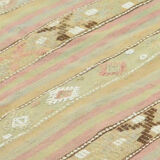 Anatolian handmade kilim rug 243 cm x 130 cm