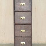 Restored Art Deco oak filing cabinet circa 1920