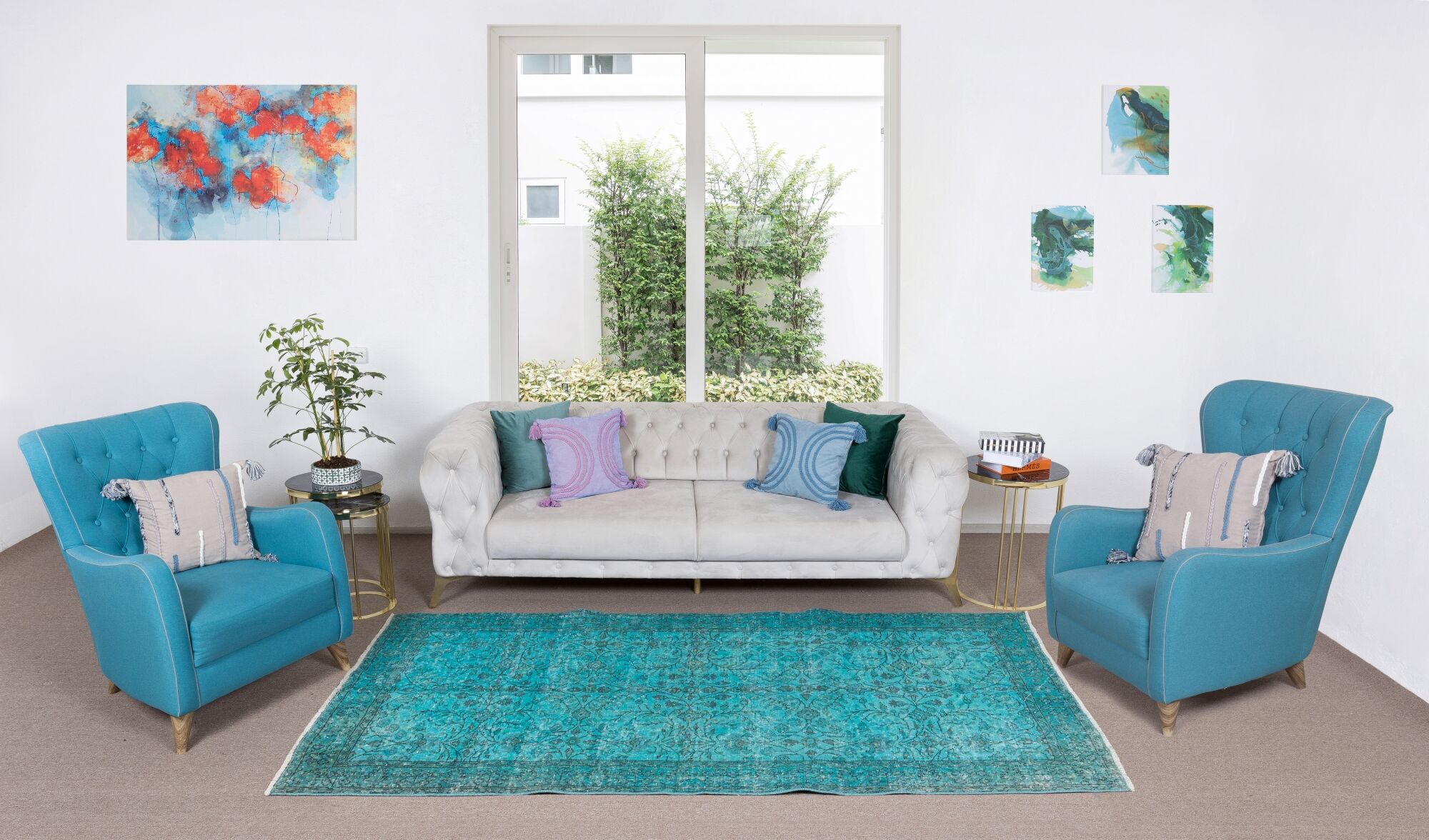 Vintage turkish carpet