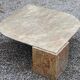70s designer marble coffee table