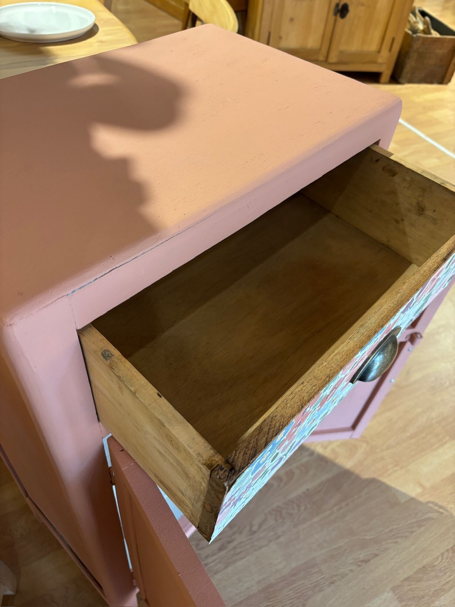 Blush pink accent furniture