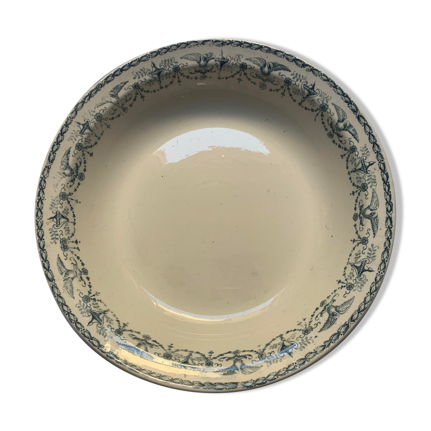 Flat blue iron earth