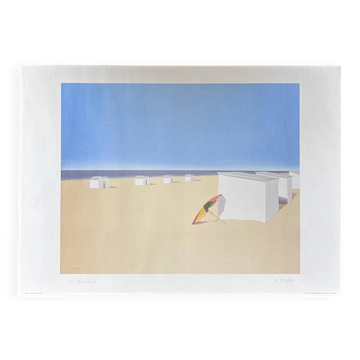 Screenprint Il Parasole signed V.Stoppa