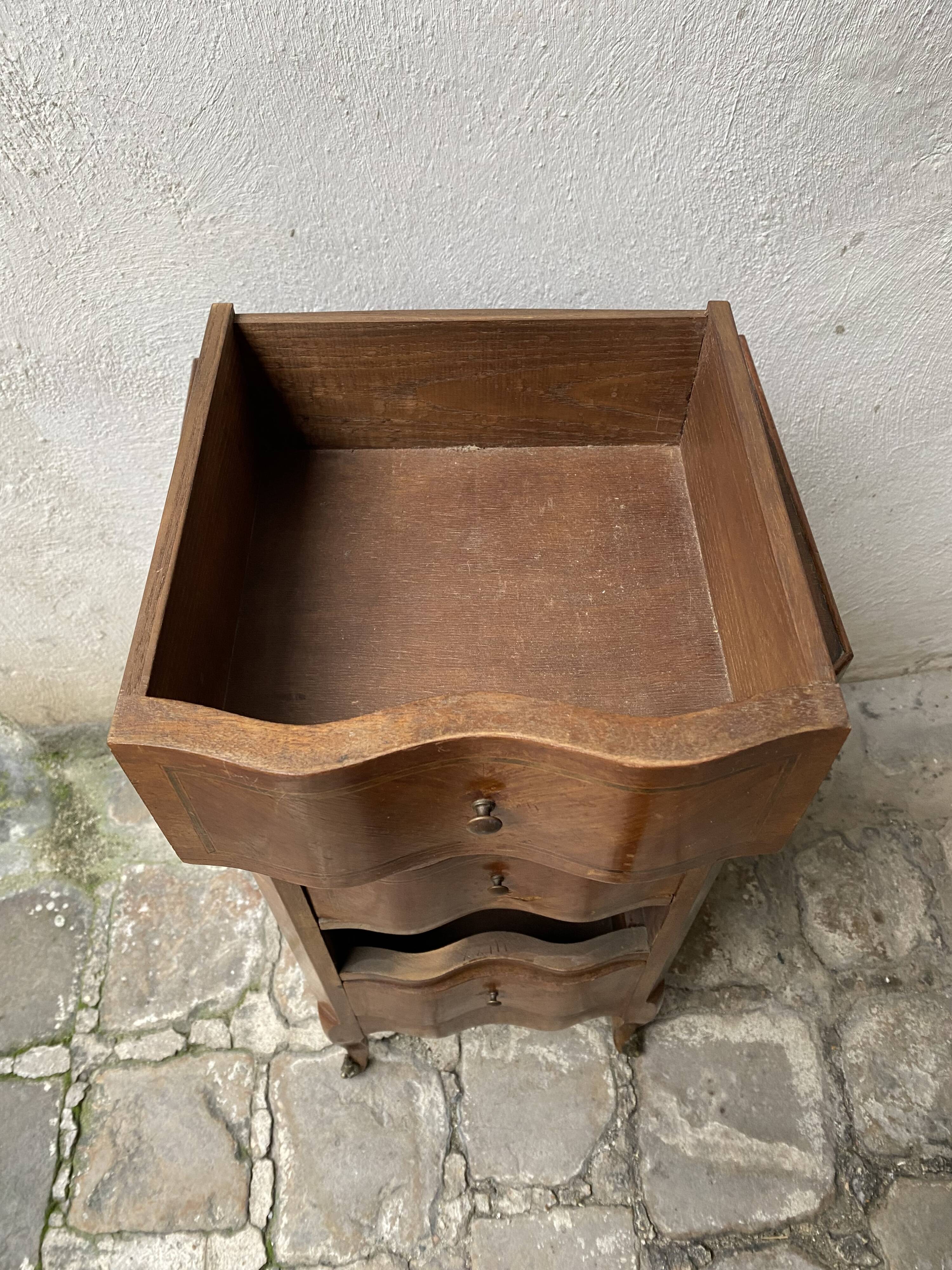 Chiffonier XIX/XX 4 mahogany drawers
